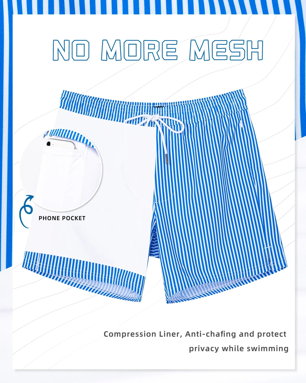Mens Swim Quick Dry Beach Shorts
